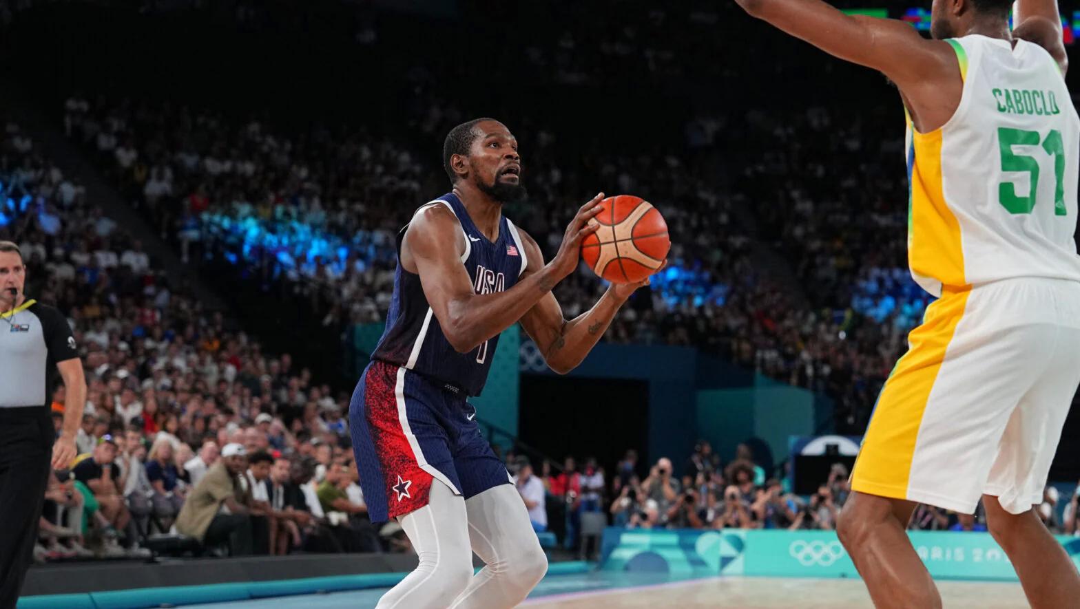 Kevin Durant Breaks Record as USA's Olympic All-Time Leading Scorer