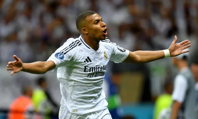 Kylian Mbappe shines on debut as Real Madrid clinches UEFA Super Cup victory over Atalanta