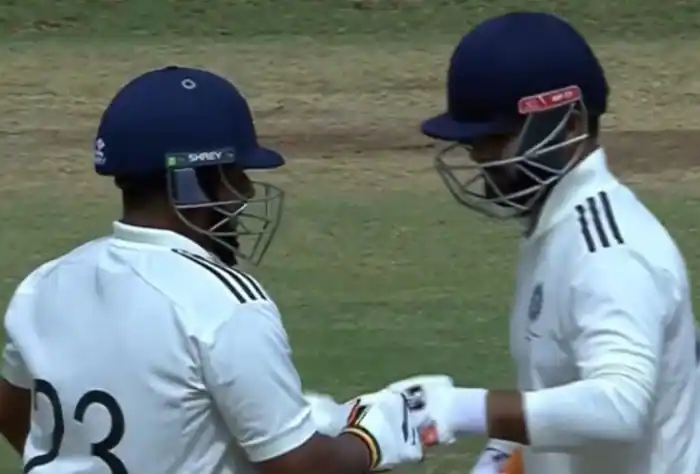 WATCH: Sarfaraz Khan Hits 5 Consecutive Fours Against Akash Deep in Duleep Trophy 2024