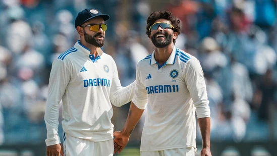 Ravindra Jadeja emulates Dhoni's iconic move flawlessly following Washington Sundar's lackadaisical performance, compounding India's troubles