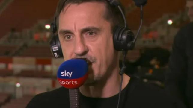 Gary Neville suggests referee bias following Man Utd incident against West Ham