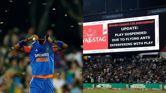 Five Bizarre Incidents That Halted International Cricket Matches: Flying Ants Interrupt IND vs SA 3rd T20I