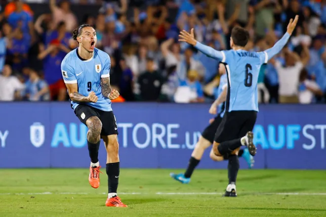 Darwin Nunez triumphs over former Liverpool rival as Uruguay secure victory