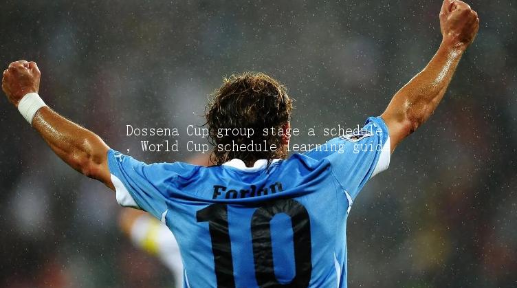 Dossena Cup group stage a schedule, World Cup schedule learning guide